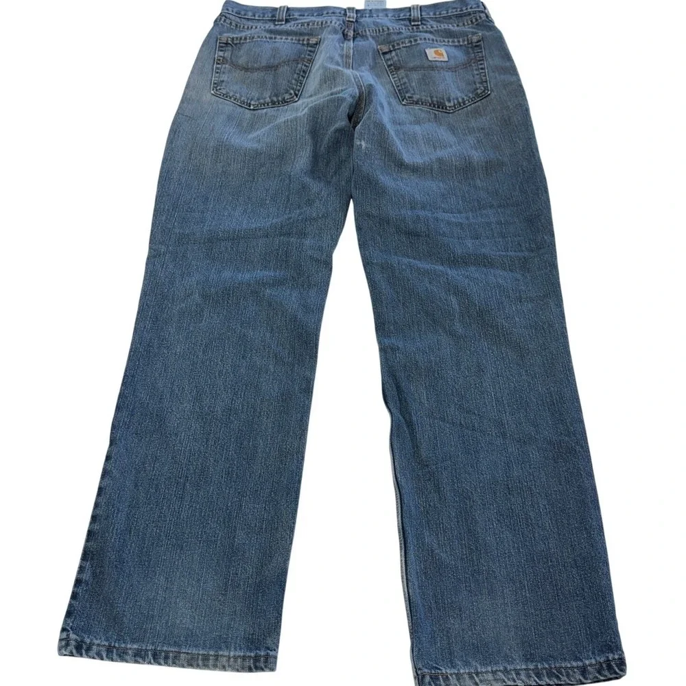 Carhartt Jeans Men 36x31 Blue Relaxed Fit Workwear Denim Straight‎ Leg